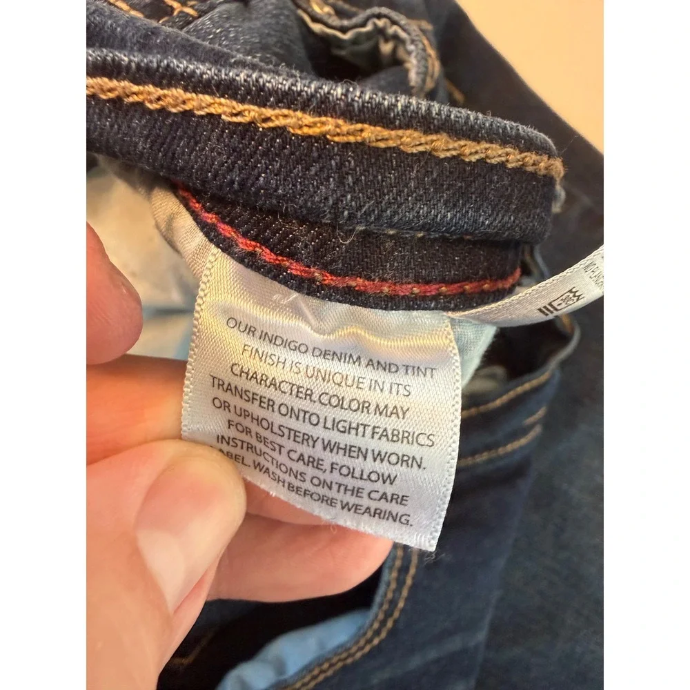 Wallflower Legendary Fit Bootcut Jeans Dark Wash Blue WFM11553P Womens 18 - Picture 4 of 9